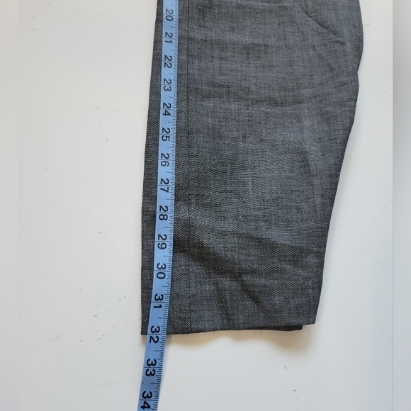 Express Editor Wide Waistband Low-rise Flare Dress Pants 00R in Grey NWOT - Picture 8 of 10